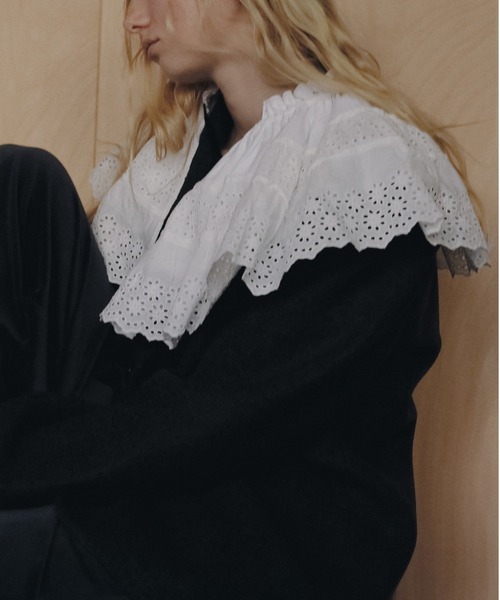 anuke(アンヌーク)の「2way Lace Skirt(スカート・レディース・ブラック/ホワイト・FREE)」の2枚目の写真