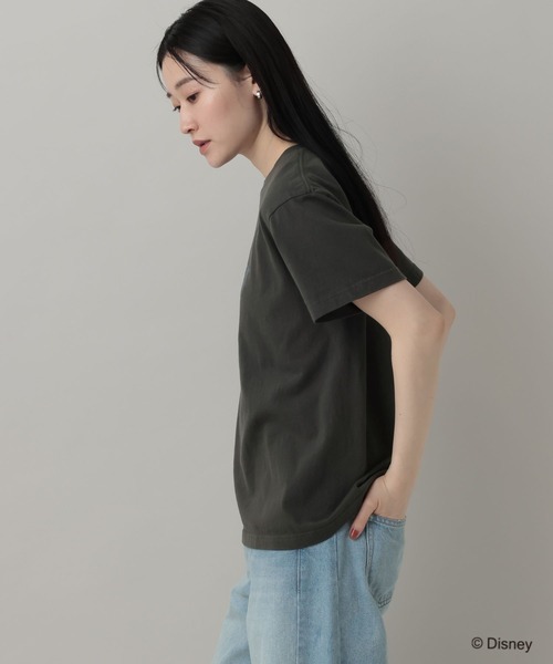 A part by（アパートバイ）の「【別注】MICKEYMOUSE_TEE（Tシャツ/カットソー・レディース・チャコールグレー/オフホワイト・FREE）」の15枚目の写真