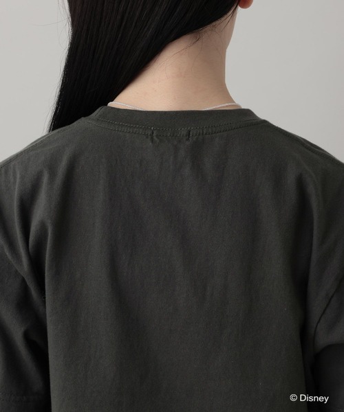 A part by（アパートバイ）の「【別注】MICKEYMOUSE_TEE（Tシャツ/カットソー・レディース・チャコールグレー/オフホワイト・FREE）」の22枚目の写真