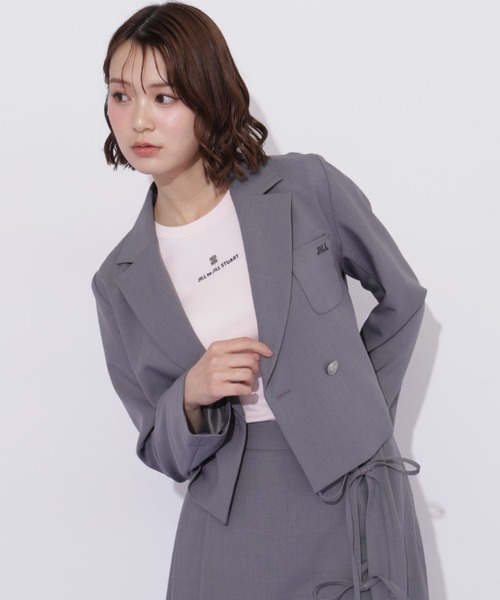 JILL by JILL STUART(ジルバイジルスチュアート)の「セットアップ対応ショート丈テーラードジャケット(テーラードジャケット・レディース・グレー/ベージュ系その他/ベージュ・FREE)」の19枚目の写真