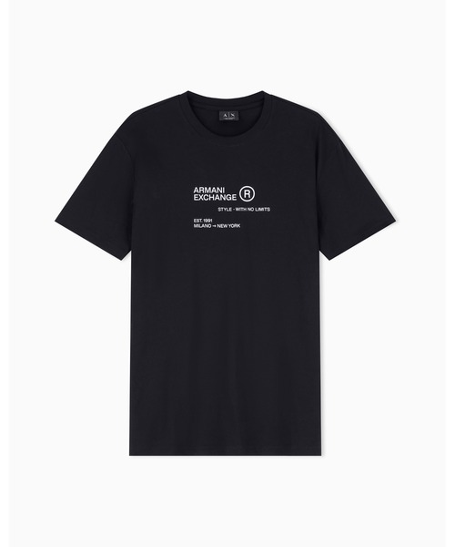 ARMANI EXCHANGE(アルマーニエクスチェンジ)の「【A|X アルマーニ エクスチェンジ】バックプリント 半袖クルーネックTシャツ/REGULAR(Tシャツ/カットソー・メンズ・オフホワイト/ブラック・X-SMALL/X-LARGE/SMALL/MEDIUM/LARGE/XX-LARGE)」の6枚目の写真