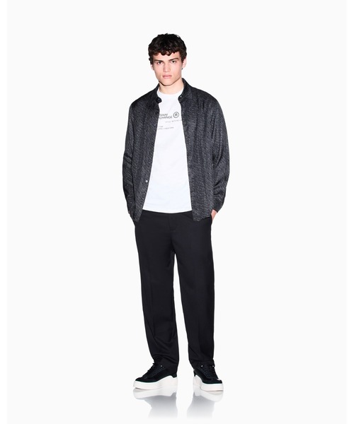 ARMANI EXCHANGE(アルマーニエクスチェンジ)の「【A|X アルマーニ エクスチェンジ】バックプリント 半袖クルーネックTシャツ/REGULAR(Tシャツ/カットソー・メンズ・オフホワイト/ブラック・X-SMALL/X-LARGE/SMALL/MEDIUM/LARGE/XX-LARGE)」の9枚目の写真