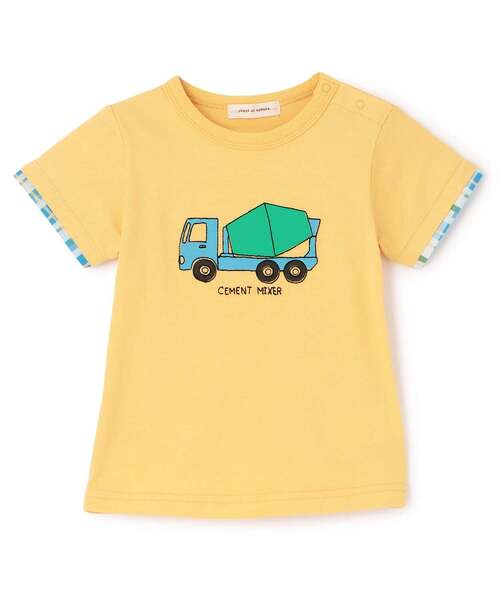 sense of wonder(センスオブワンダー)の「乗り物Tシャツ(Tシャツ/カットソー・キッズ・イエロー/ライトブルー/オフホワイト・100cm/90cm/80cm/130cm/120cm/110cm)」の3枚目の写真