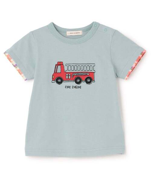 sense of wonder(センスオブワンダー)の「乗り物Tシャツ(Tシャツ/カットソー・キッズ・イエロー/ライトブルー/オフホワイト・100cm/90cm/80cm/130cm/120cm/110cm)」の2枚目の写真