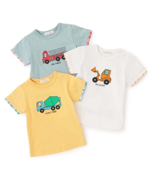 sense of wonder(センスオブワンダー)の「乗り物Tシャツ(Tシャツ/カットソー・キッズ・イエロー/ライトブルー/オフホワイト・100cm/90cm/80cm/130cm/120cm/110cm)」の11枚目の写真