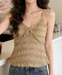 Ada.（エイダ）の「【Mellfy】レース フリル デザイン キャミ トップス（キャミソール）」