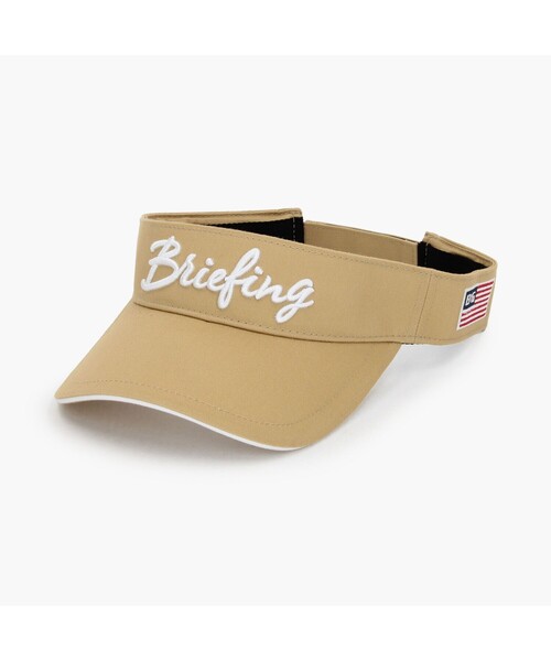 BRIEFING(ブリーフィング)の「【BRIEFING GOLF/ブリーフィングゴルフ】WOMEN’S BASIC VISOR(サンバイザー・レディース・ホワイト/ピンク/ベージュ/ネイビー/ブラック・FREE)」の3枚目の写真