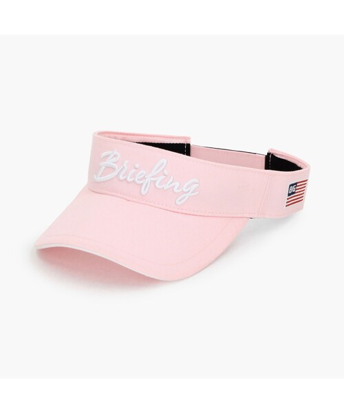 BRIEFING(ブリーフィング)の「【BRIEFING GOLF/ブリーフィングゴルフ】WOMEN’S BASIC VISOR(サンバイザー・レディース・ホワイト/ピンク/ベージュ/ネイビー/ブラック・FREE)」の5枚目の写真