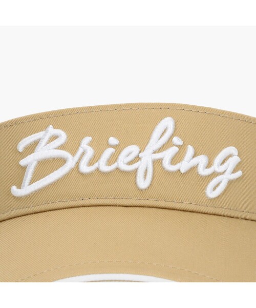 BRIEFING(ブリーフィング)の「【BRIEFING GOLF/ブリーフィングゴルフ】WOMEN’S BASIC VISOR(サンバイザー・レディース・ホワイト/ピンク/ベージュ/ネイビー/ブラック・FREE)」の14枚目の写真