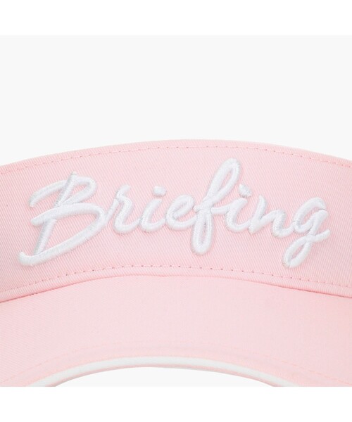 BRIEFING(ブリーフィング)の「【BRIEFING GOLF/ブリーフィングゴルフ】WOMEN’S BASIC VISOR(サンバイザー・レディース・ホワイト/ピンク/ベージュ/ネイビー/ブラック・FREE)」の15枚目の写真