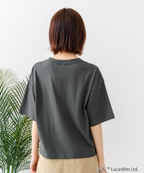 DISCUS(ディスカス)の「【DISCUS/ディスカス】【選べる丈感・STARWARS】DISCUS×スターウォーズ コラボTシャツ クロップド短丈・BIGシルエット(Tシャツ/カットソー・レディース・ブラック系その他4/ブラック系その他2/ブラック系その他/ブラック系その他3・MEDIUM/LARGE)」の7枚目の写真