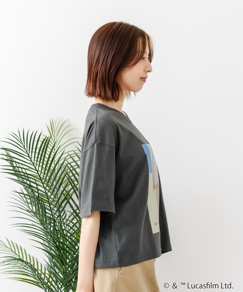 DISCUS(ディスカス)の「【DISCUS/ディスカス】【選べる丈感・STARWARS】DISCUS×スターウォーズ コラボTシャツ クロップド短丈・BIGシルエット(Tシャツ/カットソー・レディース・ブラック系その他4/ブラック系その他2/ブラック系その他/ブラック系その他3・MEDIUM/LARGE)」の8枚目の写真