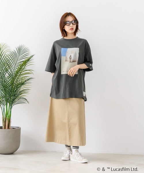 DISCUS(ディスカス)の「【DISCUS/ディスカス】【選べる丈感・STARWARS】DISCUS×スターウォーズ コラボTシャツ クロップド短丈・BIGシルエット(Tシャツ/カットソー・レディース・ブラック系その他4/ブラック系その他2/ブラック系その他/ブラック系その他3・MEDIUM/LARGE)」の10枚目の写真