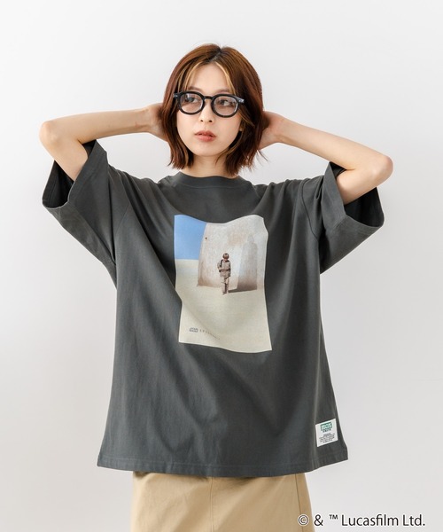DISCUS(ディスカス)の「【DISCUS/ディスカス】【選べる丈感・STARWARS】DISCUS×スターウォーズ コラボTシャツ クロップド短丈・BIGシルエット(Tシャツ/カットソー・レディース・ブラック系その他4/ブラック系その他2/ブラック系その他/ブラック系その他3・MEDIUM/LARGE)」の13枚目の写真