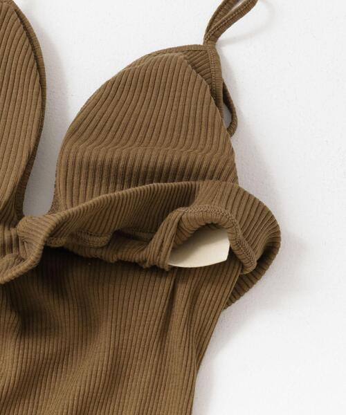 HAKUJI（ハクジ）の「HAKUJI　Supima silk bra camisole（キャミソール・レディース・ブラウン系その他・FREE）」の6枚目の写真