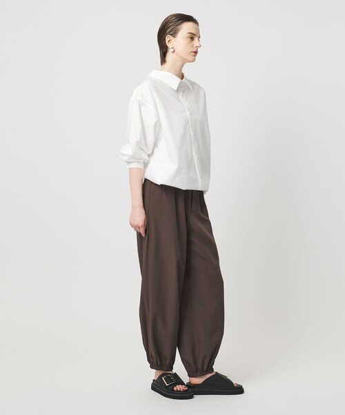 ASTRAET（アストラット）の「＜ASTRAET＞コットン バックフロント 2WAYシャツ（シャツ/ブラウス・レディース・ライトブルー/ホワイト・FREE）」の4枚目の写真