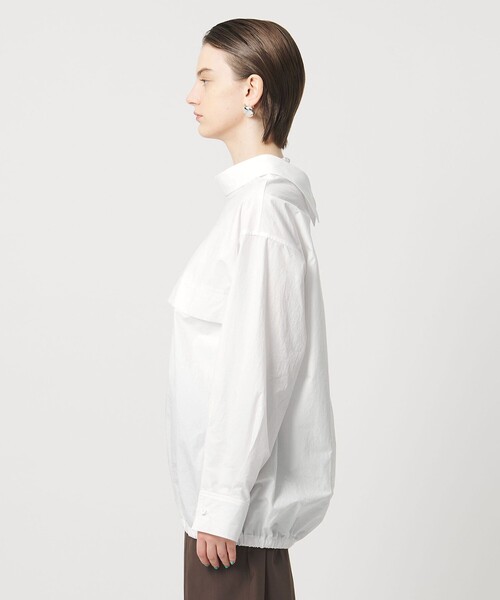 ASTRAET（アストラット）の「＜ASTRAET＞コットン バックフロント 2WAYシャツ（シャツ/ブラウス・レディース・ライトブルー/ホワイト・FREE）」の17枚目の写真