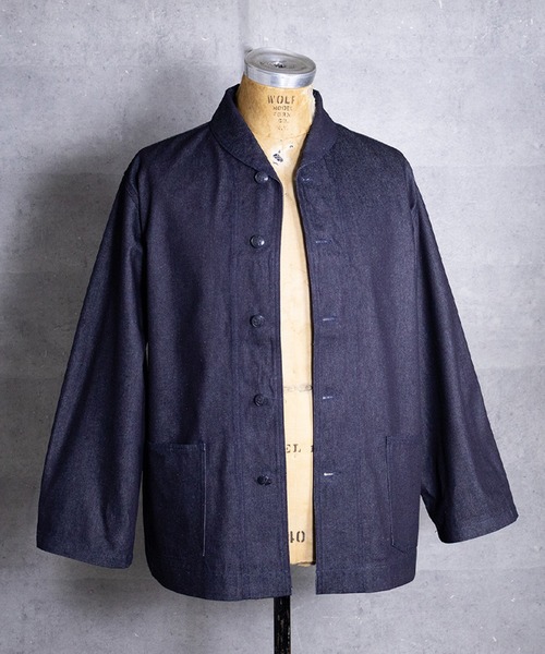 Beautiful Harmony(ビューティフルハーモニー)の「NAVY デニムワークジャケット(デニムジャケット・メンズ・ブルー系その他・36/38/40/42)」の2枚目の写真