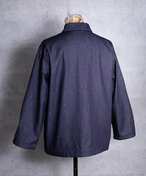 Beautiful Harmony(ビューティフルハーモニー)の「NAVY デニムワークジャケット(デニムジャケット・メンズ・ブルー系その他・36/38/40/42)」の3枚目の写真