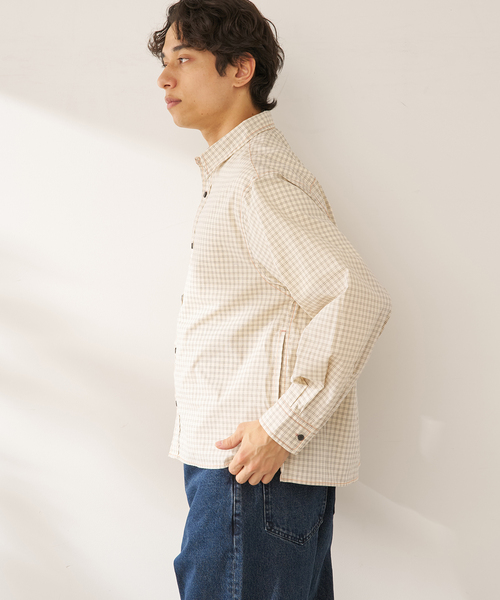 B.C STOCK(ベーセーストック)の「ヘビーステッチクロップシャツ(シャツ/ブラウス・メンズ・チャコールグレー/ブルー系その他/ベージュ/ブラウン/ホワイト・LARGE/MEDIUM)」の18枚目の写真