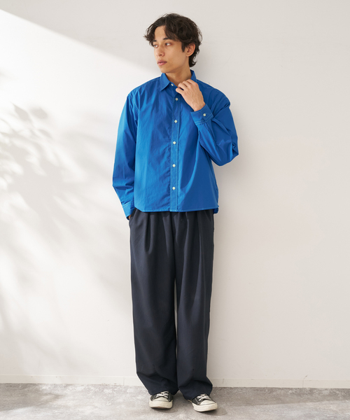 B.C STOCK(ベーセーストック)の「ヘビーステッチクロップシャツ(シャツ/ブラウス・メンズ・チャコールグレー/ブルー系その他/ベージュ/ブラウン/ホワイト・LARGE/MEDIUM)」の20枚目の写真