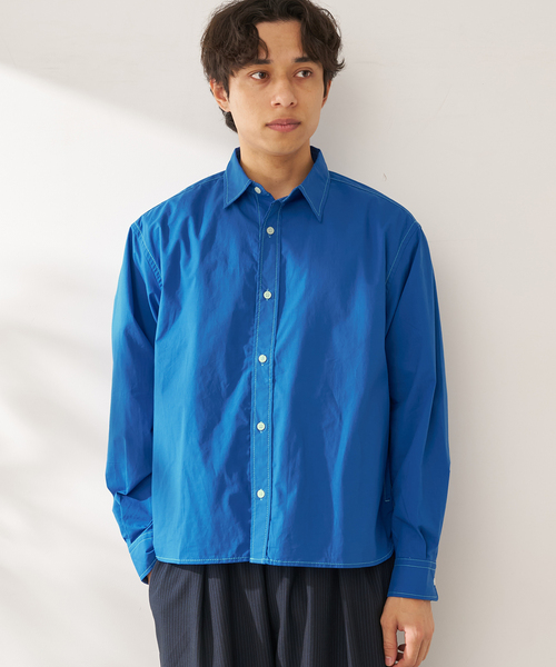 B.C STOCK(ベーセーストック)の「ヘビーステッチクロップシャツ(シャツ/ブラウス・メンズ・チャコールグレー/ブルー系その他/ベージュ/ブラウン/ホワイト・LARGE/MEDIUM)」の21枚目の写真