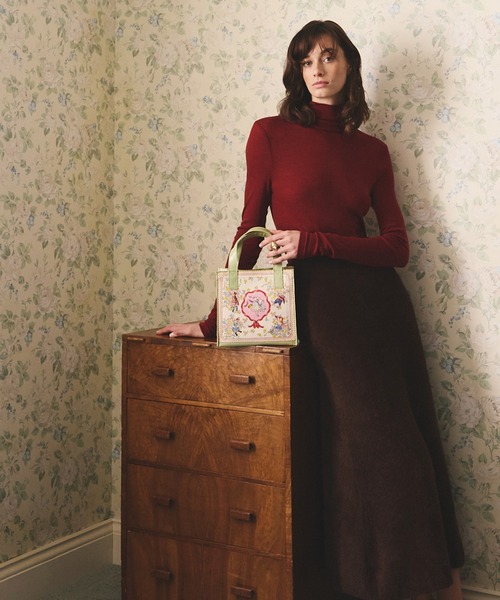 Cath Kidston（キャスキッドソン）の「スモール ブックバッグ Easter Bunnies（ハンドバッグ・レディース・クリーム・FREE）」の4枚目の写真