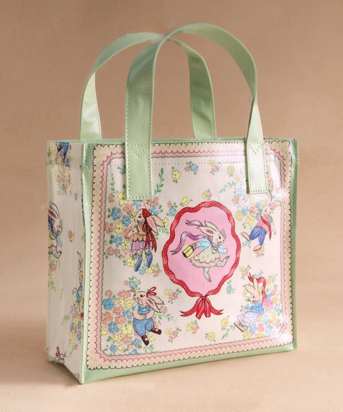 Cath Kidston（キャスキッドソン）の「スモール ブックバッグ Easter Bunnies（ハンドバッグ・レディース・クリーム・FREE）」の12枚目の写真