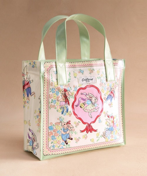 Cath Kidston（キャスキッドソン）の「スモール ブックバッグ Easter Bunnies（ハンドバッグ・レディース・クリーム・FREE）」の3枚目の写真