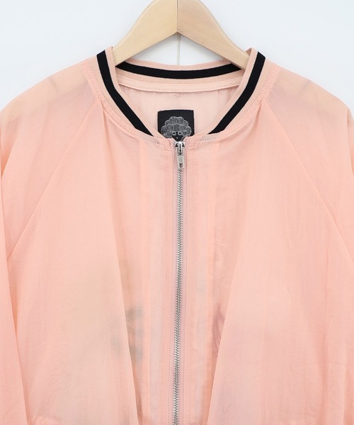 ScoLar（スカラー）の「161659：じゃらじゃらスカラーキーホルダー刺繍ブルゾン（ブルゾン・レディース・ブラック/ピンク・M）」の17枚目の写真