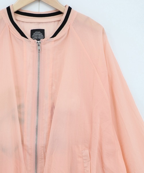 ScoLar（スカラー）の「161659：じゃらじゃらスカラーキーホルダー刺繍ブルゾン（ブルゾン・レディース・ブラック/ピンク・M）」の16枚目の写真