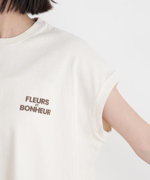upperhights(アッパーハイツ)の「upper hights/BIG NO SLEEVE TEE(Tシャツ/カットソー・レディース・アイボリー/モカ・1)」の14枚目の写真