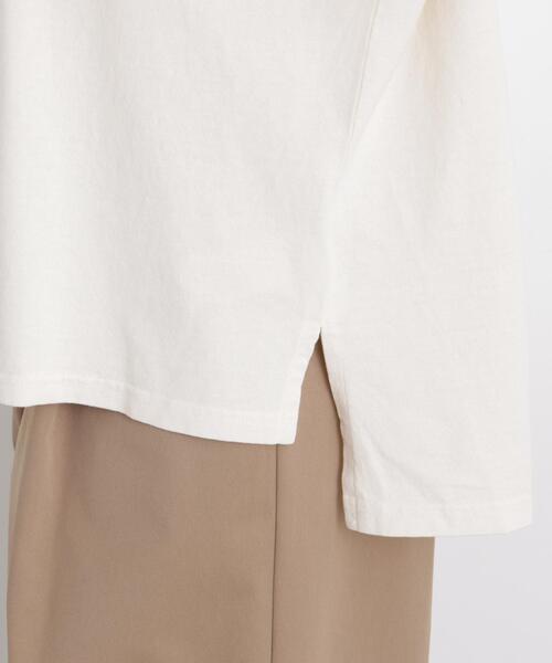 upperhights(アッパーハイツ)の「upper hights/BIG NO SLEEVE TEE(Tシャツ/カットソー・レディース・アイボリー/モカ・1)」の15枚目の写真