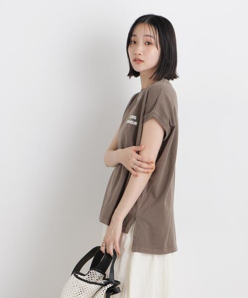 upperhights(アッパーハイツ)の「upper hights/BIG NO SLEEVE TEE(Tシャツ/カットソー・レディース・アイボリー/モカ・1)」の16枚目の写真