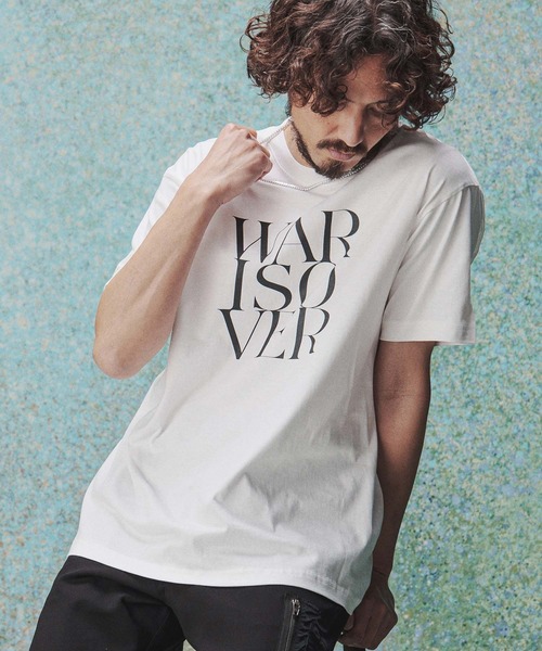 THEOREM(セオレム)の「mt10478- Printed Tee(WARISOVER)Tシャツ(TRM26-T053S)(Tシャツ/カットソー・メンズ・ホワイト/ブラック/ライトブルー・XL/L/M/S)」の1枚目の写真