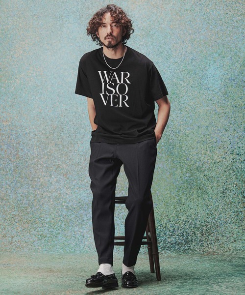 THEOREM(セオレム)の「mt10478- Printed Tee(WARISOVER)Tシャツ(TRM26-T053S)(Tシャツ/カットソー・メンズ・ホワイト/ブラック/ライトブルー・XL/L/M/S)」の7枚目の写真