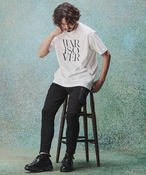 THEOREM(セオレム)の「mt10478- Printed Tee(WARISOVER)Tシャツ(TRM26-T053S)(Tシャツ/カットソー・メンズ・ホワイト/ブラック/ライトブルー・XL/L/M/S)」の12枚目の写真