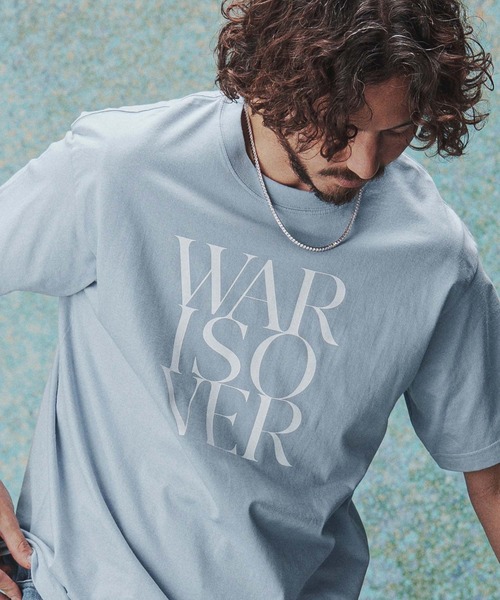 THEOREM(セオレム)の「mt10478- Printed Tee(WARISOVER)Tシャツ(TRM26-T053S)(Tシャツ/カットソー・メンズ・ホワイト/ブラック/ライトブルー・XL/L/M/S)」の15枚目の写真