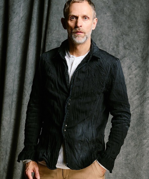 wjk（ダヴルジェイケイ）の「mj11530- 2-hook denim shirt デニムシャツ(4914 ds58j)（その他アウター・メンズ・ブラック/インディゴブルー・S/M/L/XL）」の2枚目の写真