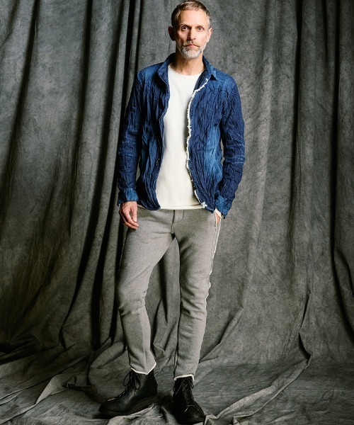 wjk（ダヴルジェイケイ）の「mj11530- 2-hook denim shirt デニムシャツ(4914 ds58j)（その他アウター・メンズ・ブラック/インディゴブルー・S/M/L/XL）」の6枚目の写真