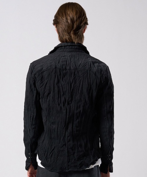 wjk（ダヴルジェイケイ）の「mj11530- 2-hook denim shirt デニムシャツ(4914 ds58j)（その他アウター・メンズ・ブラック/インディゴブルー・S/M/L/XL）」の18枚目の写真