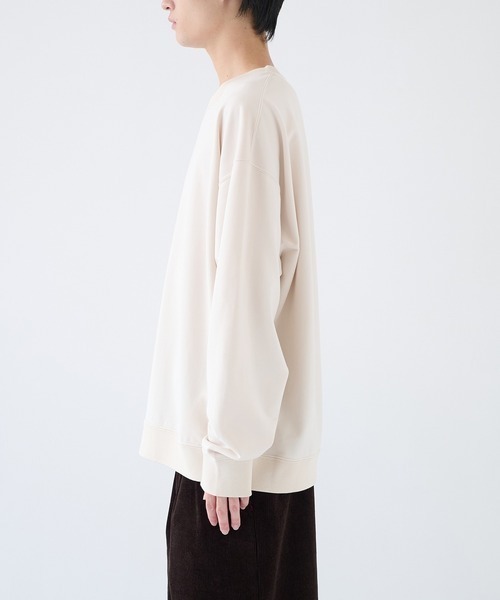 KANEMASA PHIL.(カネマサフィル)の「【KANEMASA PHIL./カネマサフィル】28G Cupro Pullover(スウェット・メンズ・ホワイト・M/L)」の3枚目の写真