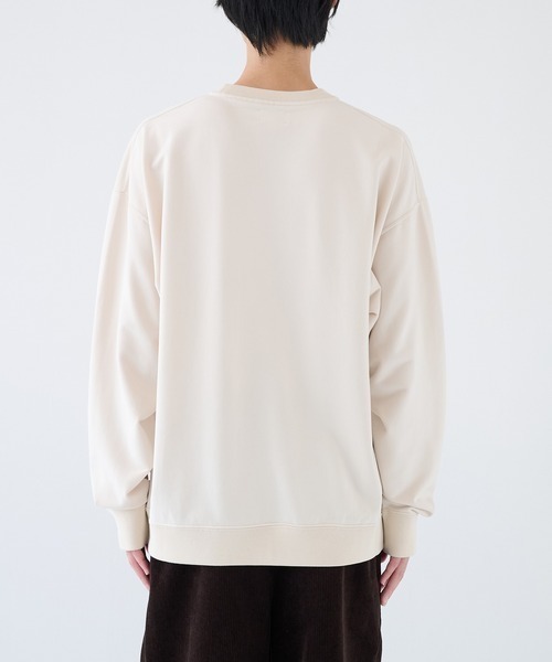 KANEMASA PHIL.(カネマサフィル)の「【KANEMASA PHIL./カネマサフィル】28G Cupro Pullover(スウェット・メンズ・ホワイト・M/L)」の4枚目の写真