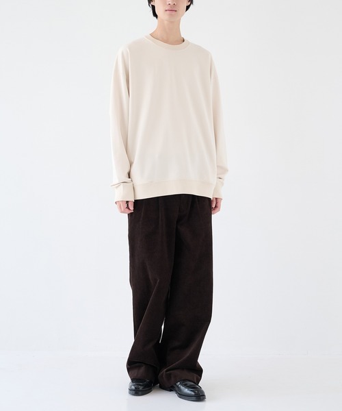 KANEMASA PHIL.(カネマサフィル)の「【KANEMASA PHIL./カネマサフィル】28G Cupro Pullover(スウェット・メンズ・ホワイト・M/L)」の5枚目の写真