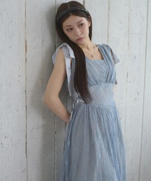 lace ribbon dress / レースリボンワンピース