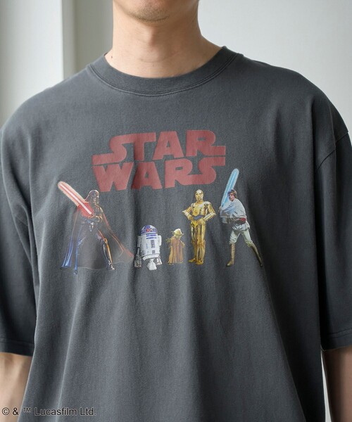 coen（コーエン）の「STAR WARS（スター・ウォーズ）デザインヴィンテージライクTシャツ（Tシャツ/カットソー・メンズ・その他2/ブラック/その他1・XL/L/M/S）」の10枚目の写真