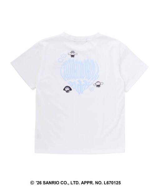 ZIDDY(ジディ)の「【 ニコ☆プチ 】【シナモロール 】バックハート半袖Tシャツ(130~160cm)(Tシャツ/カットソー・キッズ・オフホワイト/パープル・140cm/150cm/130cm/FREE)」の10枚目の写真
