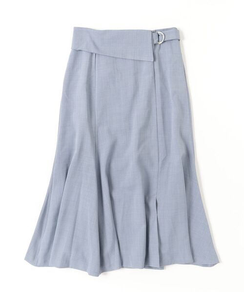 TRUDEA(トルディア)の「麻調ウエストラペルマーメイドスカート(スカート・レディース・ブルー/ベージュ/ネイビー・MEDIUM/LARGE)」の3枚目の写真
