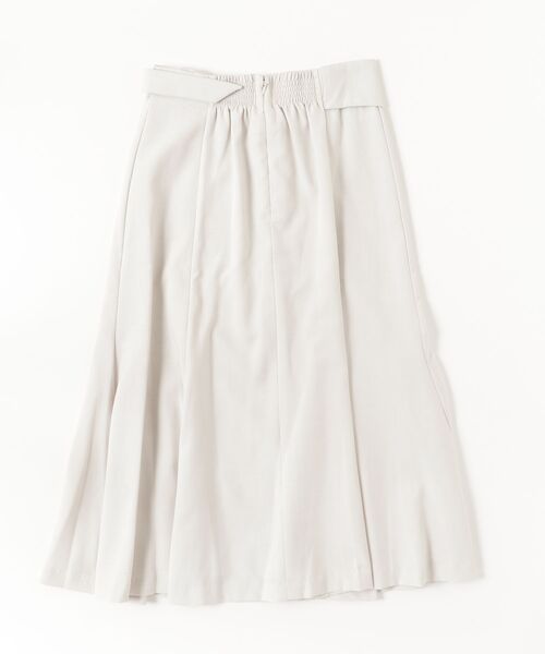 TRUDEA(トルディア)の「麻調ウエストラペルマーメイドスカート(スカート・レディース・ブルー/ベージュ/ネイビー・MEDIUM/LARGE)」の4枚目の写真
