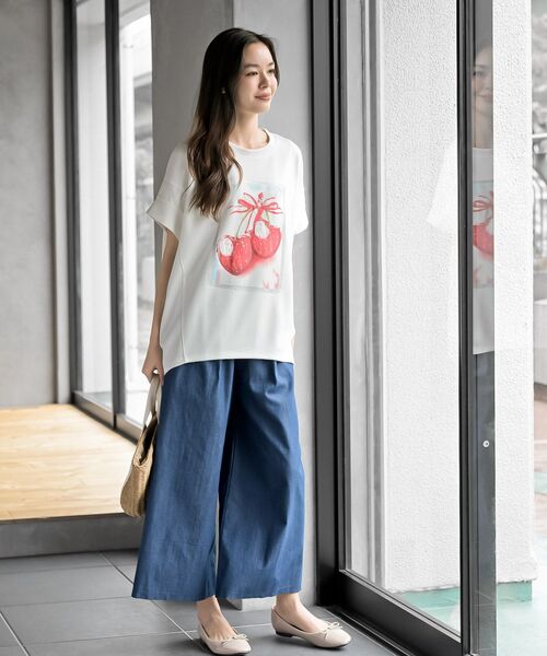 rps(アールピーエス)の「絵画プリントダンボールワイドT(Tシャツ/カットソー・レディース・オフホワイト/ホワイト系その他2/ホワイト系その他3・フリー)」の18枚目の写真